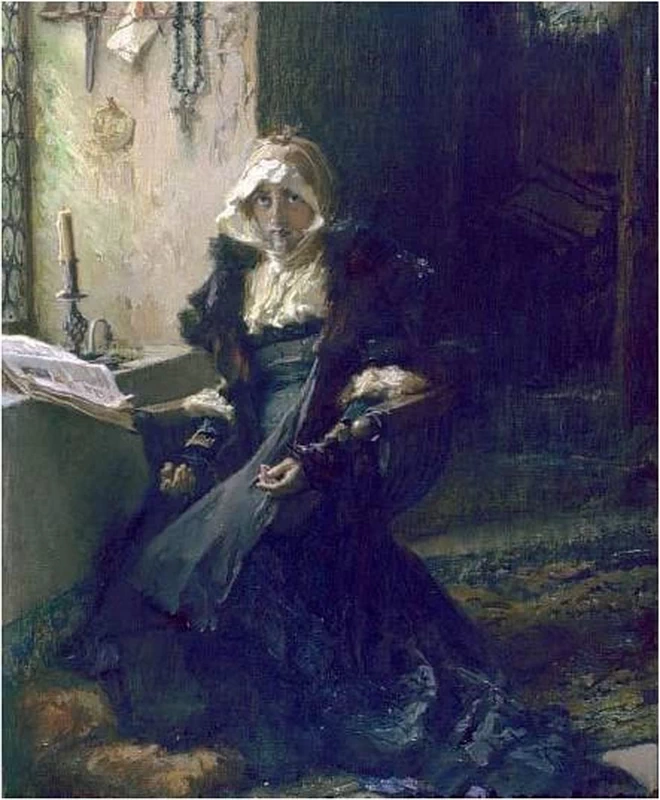 Doña Juana la Loca in carcere a Tordesillas - Museo di Saragozza
